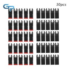 50 PCS Bi-Metal Multi Tool Blades 34MM Oscillating Saw Blades for Wood Plastic