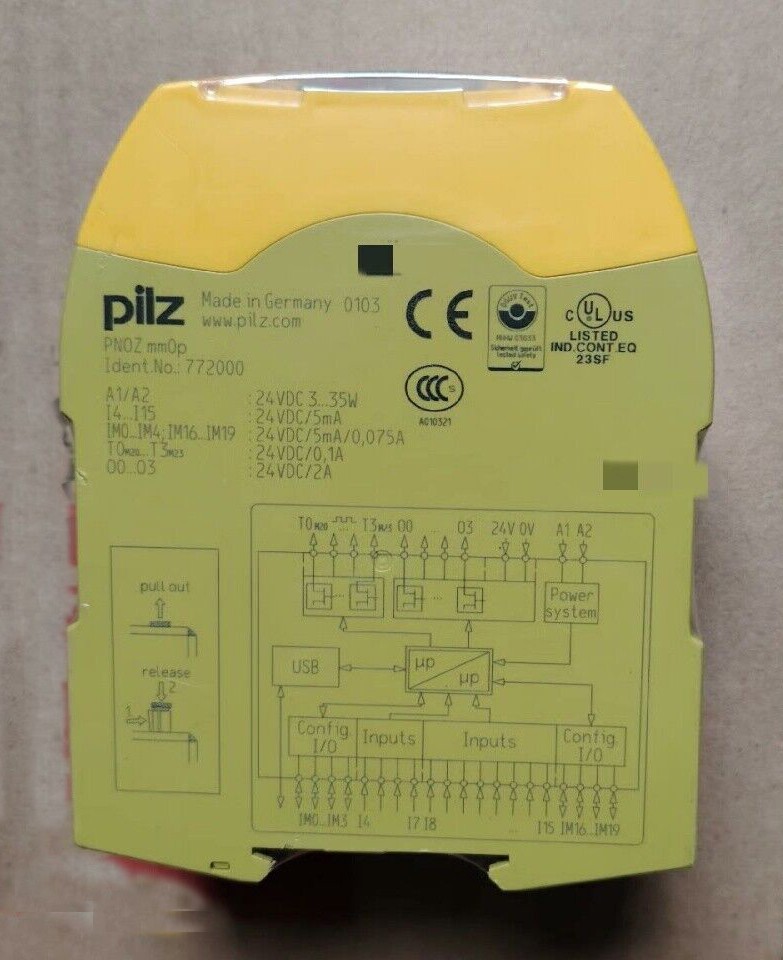 772000 1PC New PILZ 772000 PNOZ mm0p Safety Relay