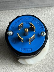 NEW Eaton AHCL2120P Blue Locking Plug NEMA L21-20P 20A 3Ph 120/208V 4 Pole 5Wire