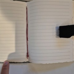 T RARE LULULEMON Traverse Gray Felt Black Leather Bound Journal Notebook Promo