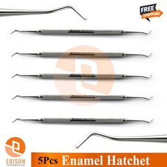 5 Pcs Enamel Hatchet Dentin Tissue Trimmer Double Ended Restorative Instruments