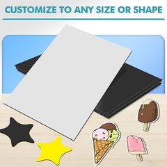Strong Flexible Self Adhesive Magnetic Sheet 5×7 Photo Magnet Sheets 20 Mil 5PK