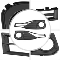 For 2014 2015 2016 BMW 428i 1 Pair Driver & Passenger Side Fog Light Trims