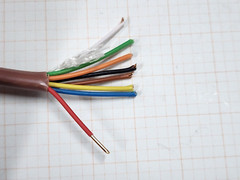 Honeywell Genesis 4716 18/8C 18awg 8 Conductor Thermostat Cable Brown /50ft