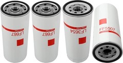 Volvo D12 Oil Fuel Filter Kit LF667 LF3654 FF5507 2x