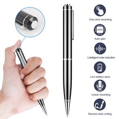 Mini Voice Recorder Pen Digital Activated Hidden Audio Dictaphone MP3 Player 32G