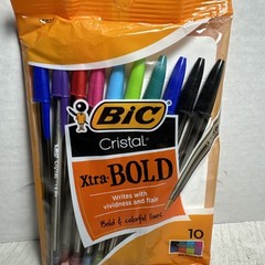Bic Cristal Xtra Bold Ballpoint Pens 8 Assorted Colors
