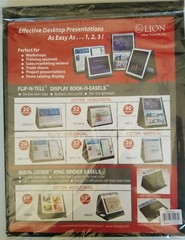 New Lion Flip-n-tell 40 Pages Display book N Easels Office Presentations 39008-H