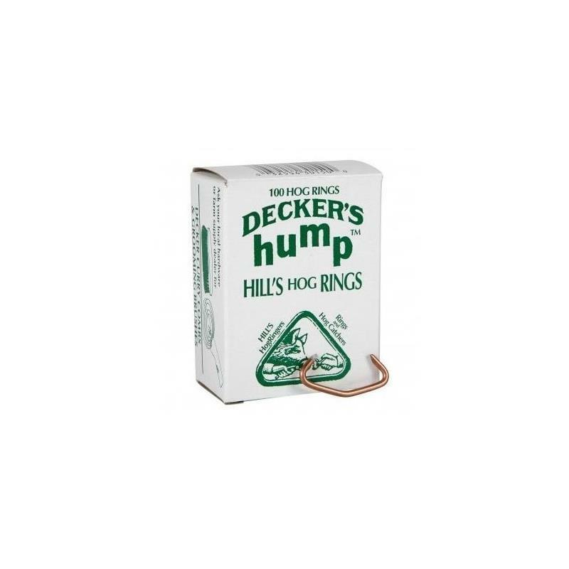 Decker Hill Hump Hog Rings Hog No 3 100 Count