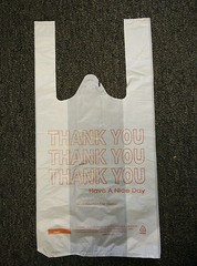 Small T-Shirt Bag Bags White Thank You 8″x4″x16″ 25/50/100/150/200/250/300/400