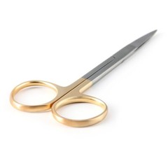 Surgical Medical Straight & Curved Scissors 4.5” Sharp/Sharp Instrument