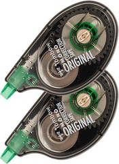 68627 MONO Correction Tape, Non-refillable, White, 1/6″ x 394″, 2 Count Pack …
