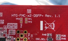 T203066 HiTech Global Dual QSFP/QSFP+ FMC Module HTG-FMC-X2QSFP+