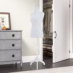 Adjustable Female Mannequin Torso Dress Form Clothing Display W/Tripod Stand