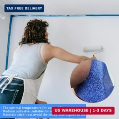 4 Rolls Premium Painters Tape, Blue Tape, Masking Tape, Paint Tape for Multi-Pur