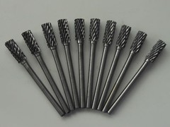 10 pcs 3mm X 5mm Tungsten Carbide Cutting Rotary Burr CNC Engraving Bit A5