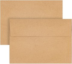 50 Pack Kraft Envelopes 4 X 6 Inch Brown Envelopes,A4 Envelopes, Card Envelopes,