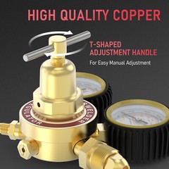 Nitrogen Regulator with Hose, 0-600&0-4000PSI Output Pressure, CGA580 Connection