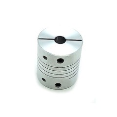 6.35×12.7mm 1/4″x1/2″ Flexible Shaft Coupling Rigid Coupler D25mm L30mm