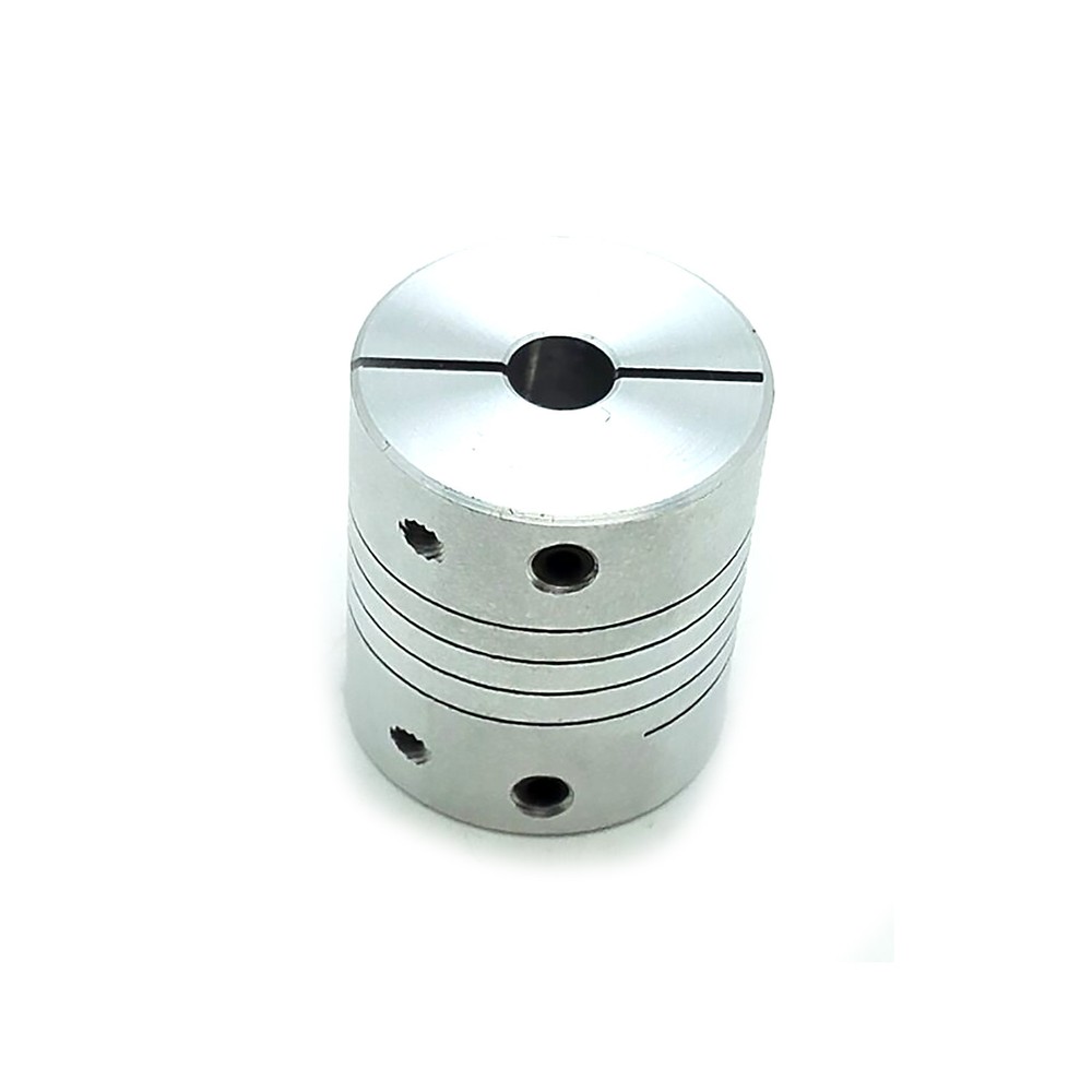 US Stock 6.35×12.7mm 1/4″x1/2″ Flexible Shaft Coupling Rigid Coupler D25mm L30mm