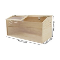 Chicken Brooder Box Indoor Small Animals Brooding Box 31.5*15.75*15.75in