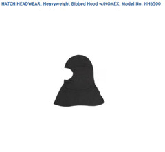HATCH HEAVYWEIGHT HOOD with NOMEX NH6500