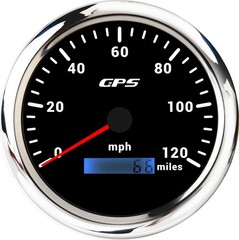 LED Universal 110MM GPS Speedometer 60/80/120/200KMH 80MPH Speed Gauge Meter