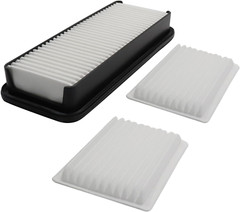 Cabin Air Filter Kit Compatible with Kubota Tractor SVL75-2C SVL75C SVL90