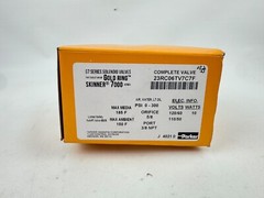 PARKER 23RC06TV7C7F Solenoid Valve, 2-Way Normally Closed, 3/8″ NPT, Direct
