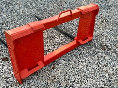 PROWorks Dual Hay Bale Spear Fork Attachment Fits Skid Steer Quick Attach