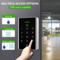 Door Access Control Keypad, 125Khz Proximity ID Card Access Control System, Supp