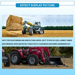 43″ 60″ Tractor Pallet Forks Skid Steer Loader Bucket Clamp Forks 1500lb 4000lbs