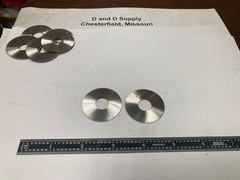 Lot of 2, Malco 0.028″ Slitting Saw Blades, 1-1/2″ Dia, 1/2″ Arbor Hole