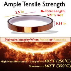 Plfawu Heat Tape for Sublimation Transfer | No Residue 6 Rolls 10mm x16m | Up…