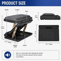 Lengthen Ergonomic Foot Rest for All Seasons