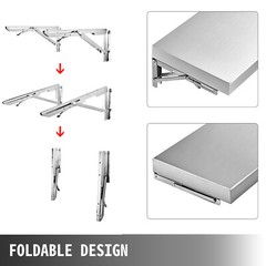 6 Foot Shelf for Concession Window Food Truck Accessories Business Stainless