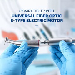 Dental LED 1:5 increasing fiber optic Handpiece Contra Angle For KAVO Motor