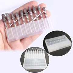 10 PCS Tungsten Carbide Dental Acrylic Bur Drill 2.35mm For Dremel Rotary Tool
