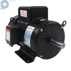TEFC 5HP Single Phase Motor 1800 RPM 184T Farm Duty 208/230V 4-Pole 60Hz