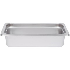 4 PACK 1/4 Size Stainless Steel 2 1/2″ Deep Steam Prep Table Food Pan Salad Bar
