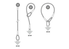 Petzl Galvanized Steel Anchor Strap (150 Cm)