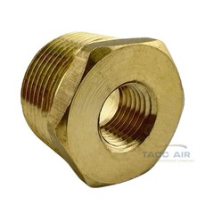 10PC Hex Reducer Bushing 3/4″ Male x 1/4″ Female NPT Adapter Pipe Fitting Brass