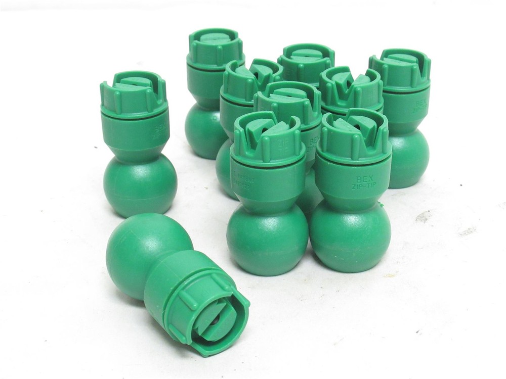 242391 New-No Box; BEX 3/8F6540 Lot-10; Injection Molded F-Nozzles; 3/8″