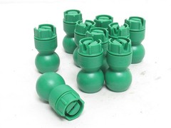 242391 New-No Box; BEX 3/8F6540 Lot-10; Injection Molded F-Nozzles; 3/8″