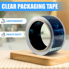 Clear Packing Tape, 12 Rolls Heavy Duty Packaging Tape for Shipping Packaging Mo