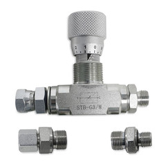3/8″ L08 -Hydraulic Flow Control Valve – STB-G3/8 – Mini Excavator – AGT – USA