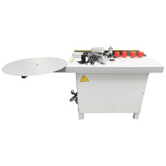 Industrial Linear Curved Edge Banding Machine 110V Speed Adjust 0.4-2mm Thicknes