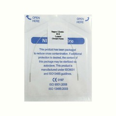 Dental Ortho Super Elastic Niti White Round Wires Ovoid Form Upper/Lower 014