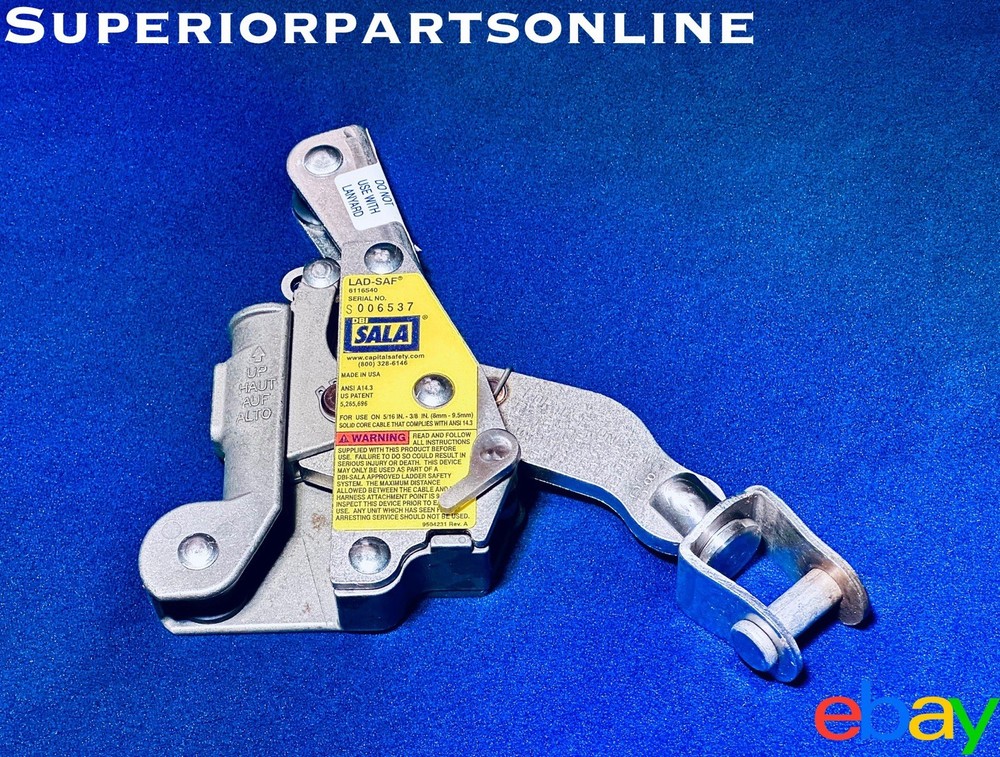 *NEW* DBI SALA 6116540 LAD-SAF Detachable Safety Cable Sleeve “Made In USA”