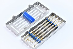 German 5 Pcs Sinus Lift Instruments Set Kit Implant Dental Dentistry Cassette